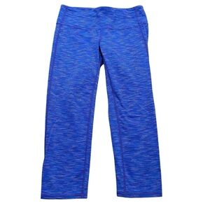Athleta Blue Workout Running Capris.  Size S